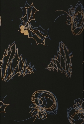 Kerstzakjes Folie Mita Black Mat Christmas Plakstrip 15x23.5+3cm 100st