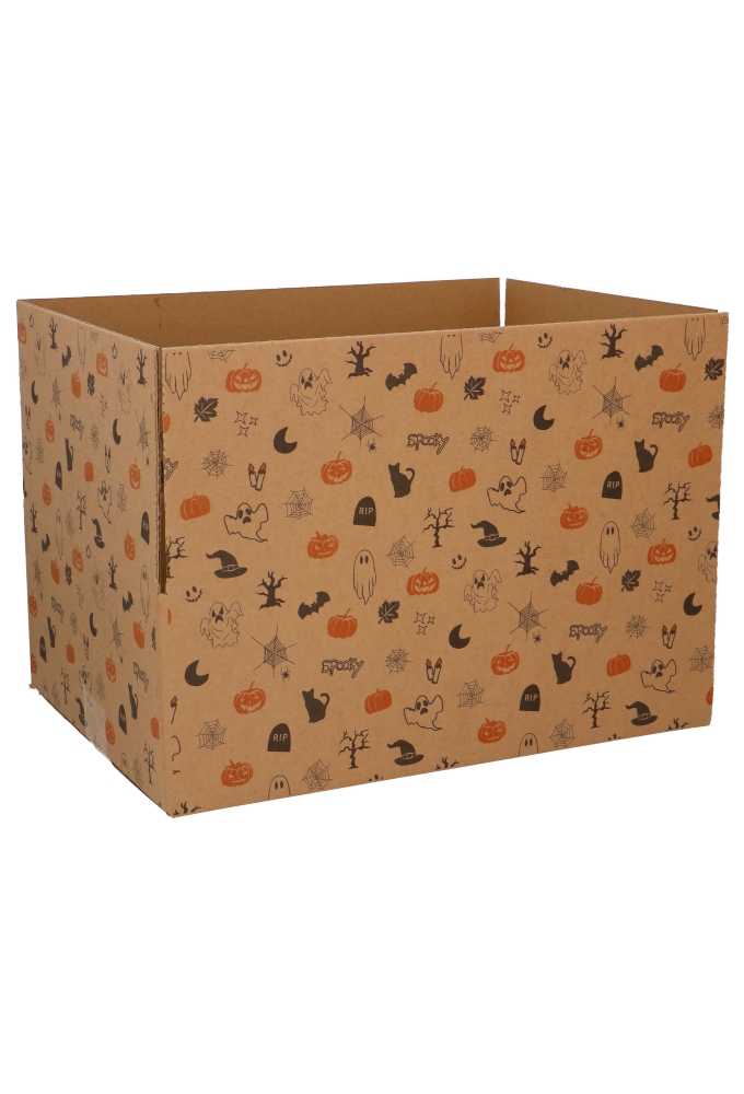 Geschenkdozen Spooky Halloween kraft 39x29x13cm 15stuks