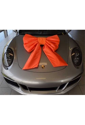 Megastrik Dubbel Oranje Lucca 77x50+40cm & Zuignap lint 25cm