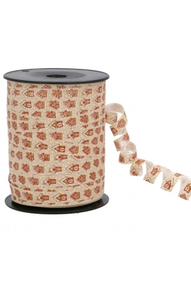 Kerst Krullint Koekhuisjes Beige 10mm x 250 meter OP IS OP Kerst Krullint Koekhuisjes Beige 10mm x 250 meter OP IS OP