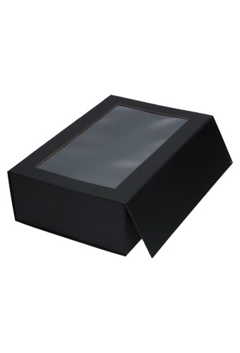 Wijn Magneetdozen New York FSC® Zwart Mat & Venster 33x22x10cm 25stuks