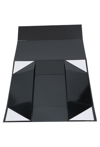 Wijn Magneetdozen New York FSC® Zwart Glans 33x22x10cm Inlay 2fl 25t