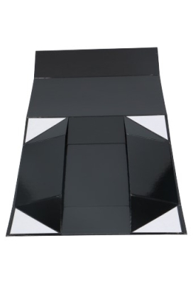 Wijn Magneetdozen New York FSC® Zwart Glans 33x22x10cm Inlay 2fl 25t