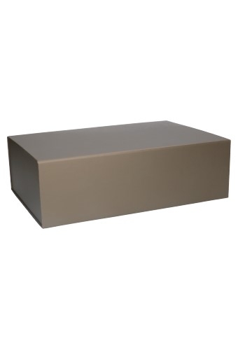 Wijn Magneetdozen New York Mat Taupe 33x22x10cm Inlay voor 2fl 25stuks