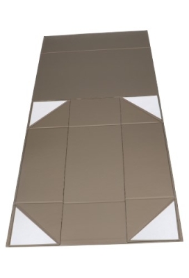 Wijn Magneetdozen New York FSC® Taupe 33x22x10cm Inlay voor 2fl 25st