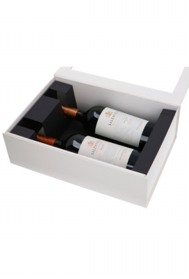 Wijn Magneetdozen New York FSC® Wit Mat & Venster 33x22x10cm 25 stuks