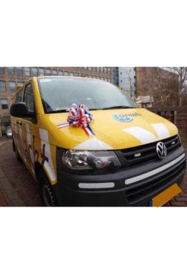 Strik Nederland Rood.Wit.Blauw Doorsnee 27cm lint 6.8cm 1stuks