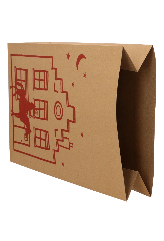 Sintzak Mijter Van Sinterklaas Huis 22x9x35cm 5stuks