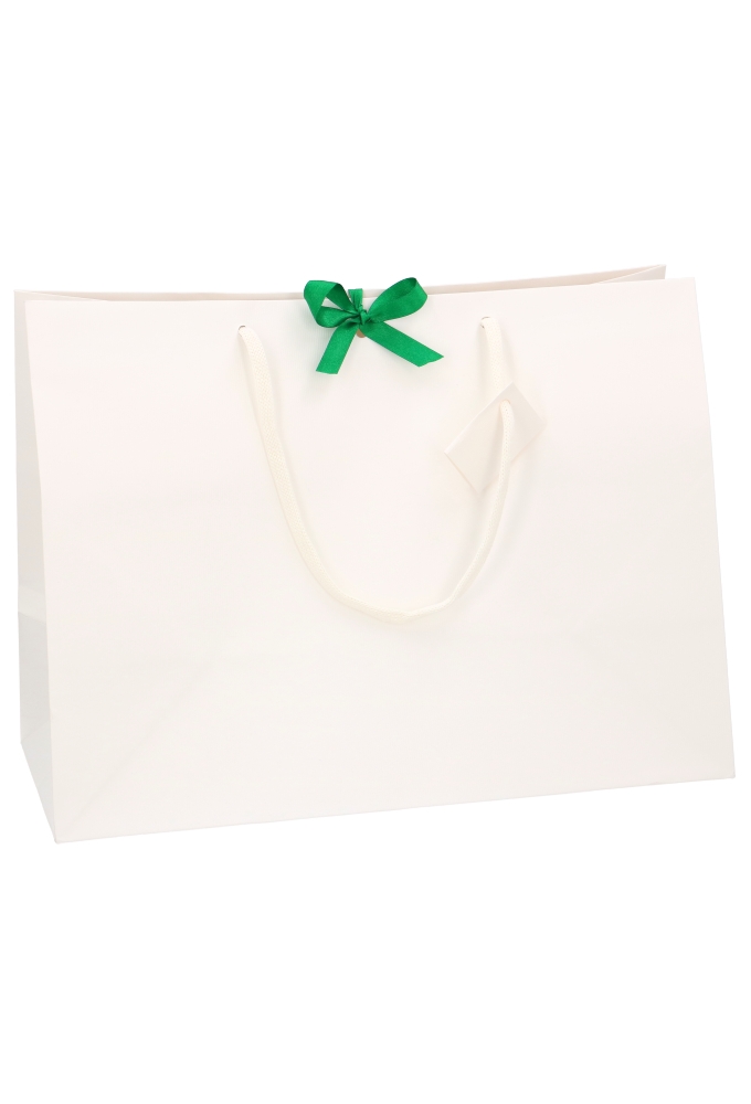 Kadotasjes Praag Line Wit Mat & Lintgleuf 39x18x29cm 10stuks