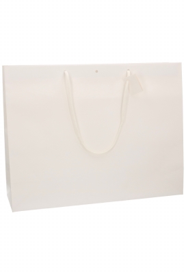 Kadotasjes Praag Line Wit Mat & Lintgleuf XXL Large 52x16x40cm 10st