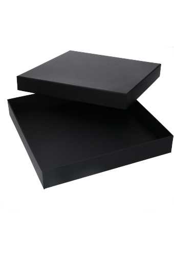 Luxe Geschenkdoosje 1400gr Sydney Zwart Mat 32x32x5cm 10stuks