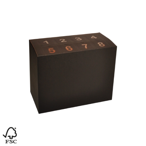 Bierverpakking Advents Blackbox 8vaks 30.8x15.4x24cm 10stuks