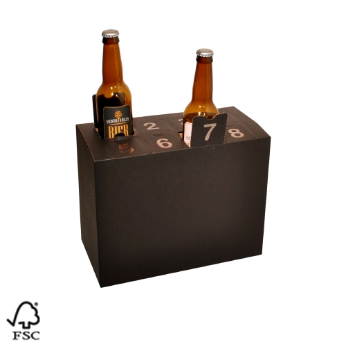 Bierverpakking Advents Blackbox 8vaks 30.8x15.4x24cm 10stuks