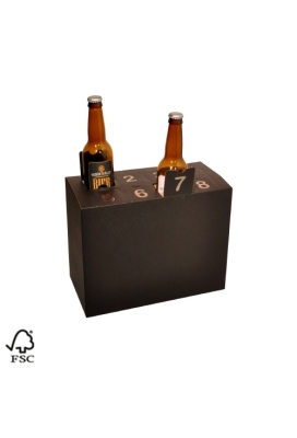 Bierverpakking Advents Blackbox 8vaks 30.8x15.4x24cm 10stuks