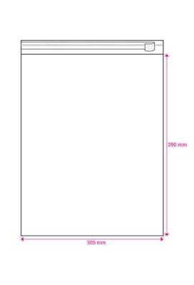 Cellofaan Zakjes Transparant Met Plakstrip 390x305mm 250stuks