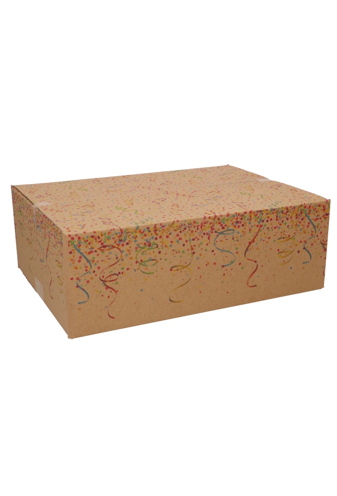 Geschenkdozen Confetti 39x29x13cm 15stuks