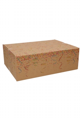 Geschenkdozen Confetti 39x29x13cm 15stuks