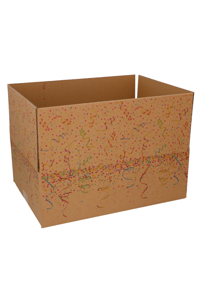 Geschenkdozen Confetti 39x29x13cm 15stuks