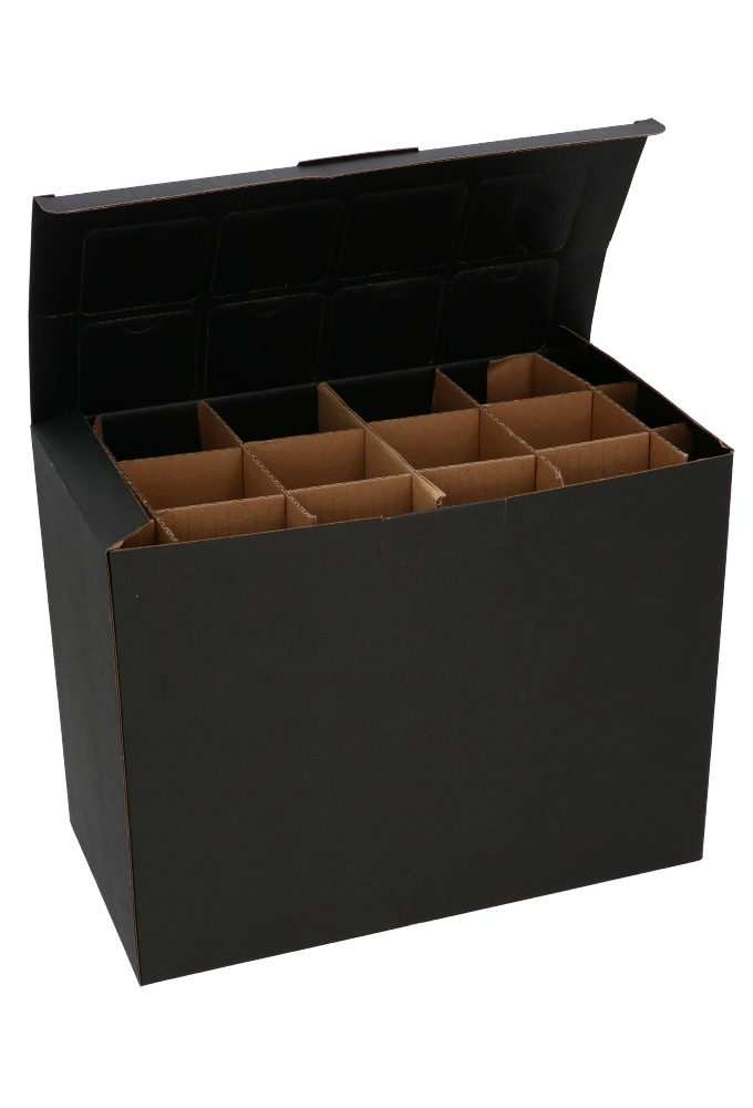 Bierverpakking Advents Blackbox 8vaks 30.8x15.4x24cm 25stuks