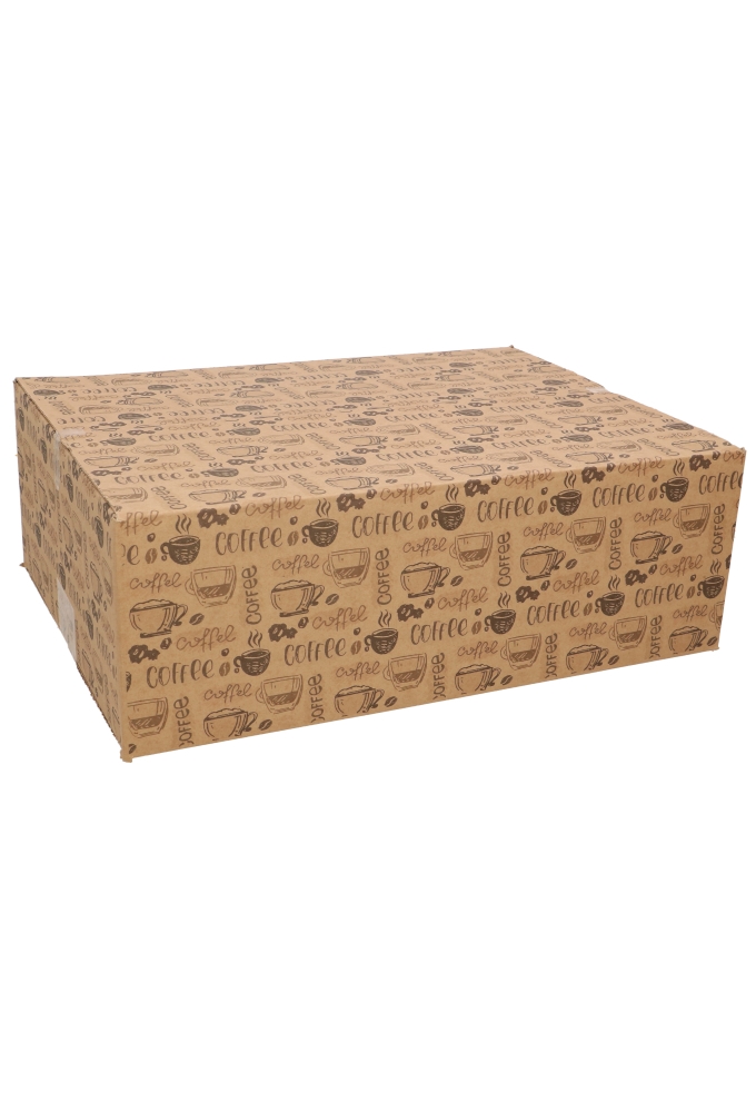 Geschenkdozen Coffee Kraft 39x29x13cm 15stuks