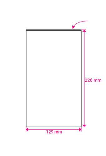 Cellofaan Zakjes Transparant 226x129mm 100stuks