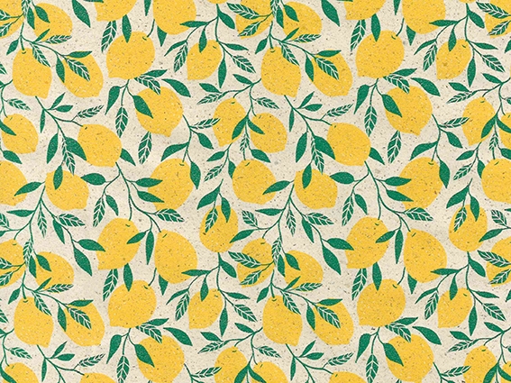 Graspapier little lemon yellow & groen 70cm x 200meter Graspapier little lemon yellow & groen 70cm x 200meter
