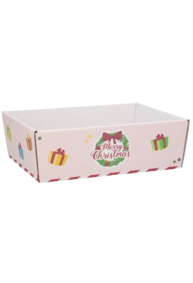 Geschenkdozen Korf Merry Christmas 23x17x8cm 10stuks