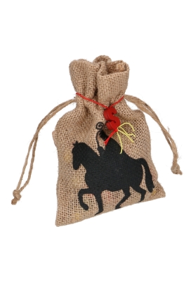 Sint Jutezak Sint op Paard Met Koord 12x17cm 10stuks