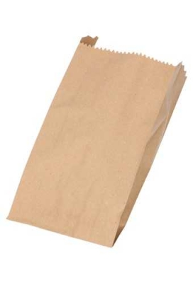 Kadozakjes Zijvouw Kraft 19x35+6cm 70grams 100stuks