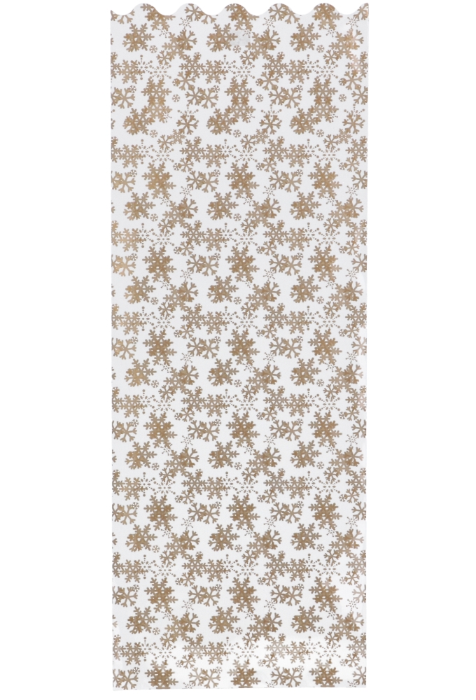 Cellofaan Zakjes Snow Gold 18x50cm 50stuks