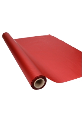 2 HALEN & 1 BETALEN Cadeaufolie Red Frosted Mat Ruit 70cm x 50meter