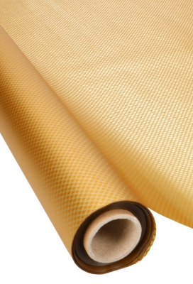 2 HALEN & 1 BETALEN Cadeaufolie Gold Frosted Mat Ruit 70cm x 50meter