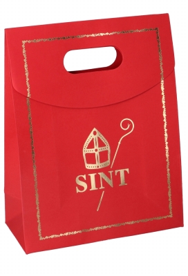 Sinttasjes Met Handgreep Mocona Sint 19x9x24.5cm 12stuks