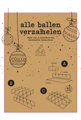 Kerstballen Interieur voor 45 kerstballen 15stuks