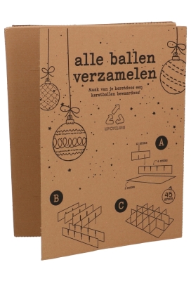 Kerstballen Interieur voor 45 kerstballen 15stuks