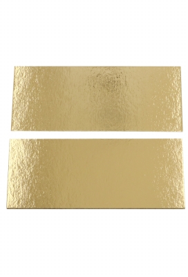 Kartonnen Bodem 20.5cm x 8.5cm Goud 100stuks