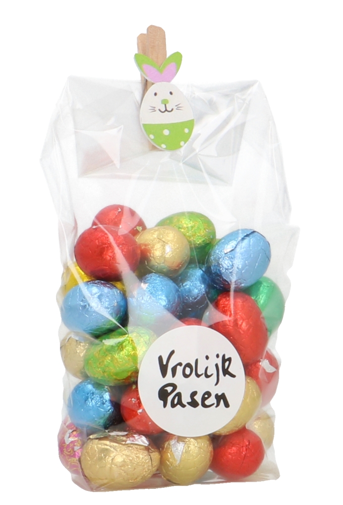 Houten Deco Knijper Paas Haasjes Groen 2.2 x 3.7cm 36stuks