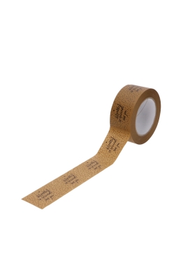 Bedrukt Papier Tape Bruin Speciaal voor jou 50mm x 66meter 1stuks