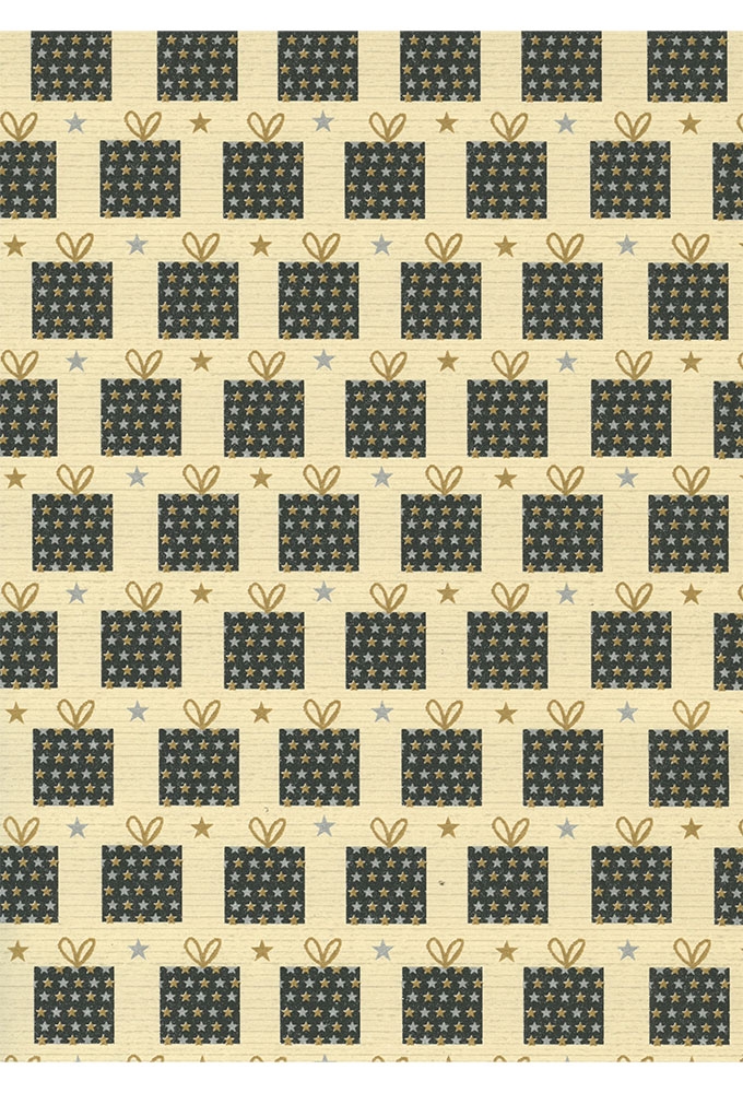 Kadopapier Consumentenrollen Kerstmis Kado Blauw 70cm x 2meter 1st