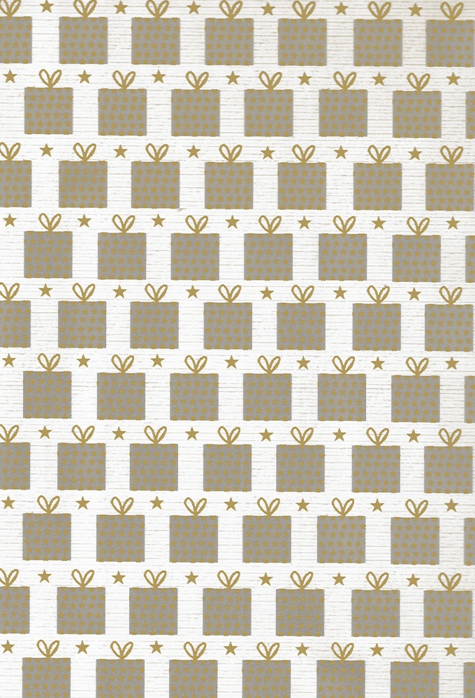 Kadopapier Consumentenrollen Kerstmis Kado Wit 70cm x 2meter 1stuks