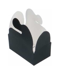 Bonbondoosjes Zwart Vlinder Voor 2 Bonbons 7x4x3.5cm 25stuks