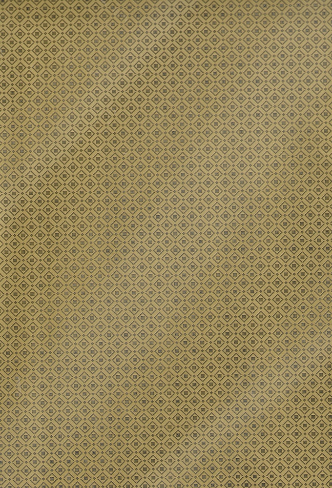 Kerstpapier Consumentenrollen Metallic Goud Ruit 70cm x 2m