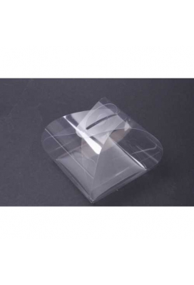 Transparant Kadodoosje Tortina Plastic 7.5x7.5x7.5cm.10stuks