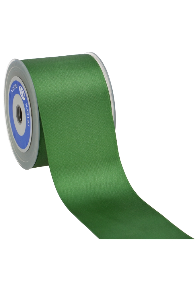 Satijn Lint Donker Groen Extra Breed 70mm x 25 meter
