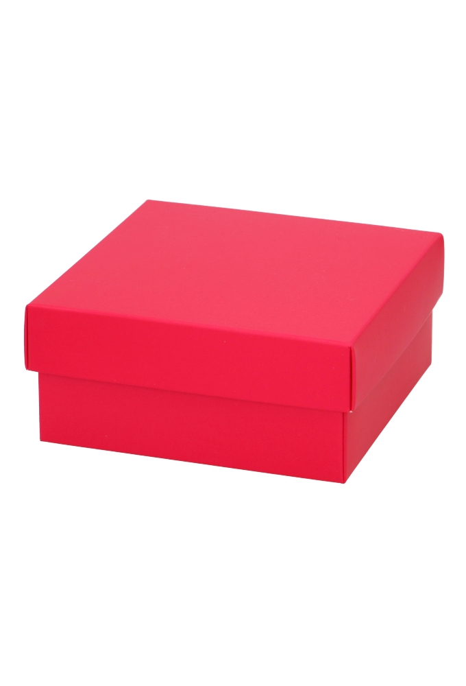 Geschenkdoos & Deksel Gaby Fuchsia Mat 12x12x5.5cm 100stuks