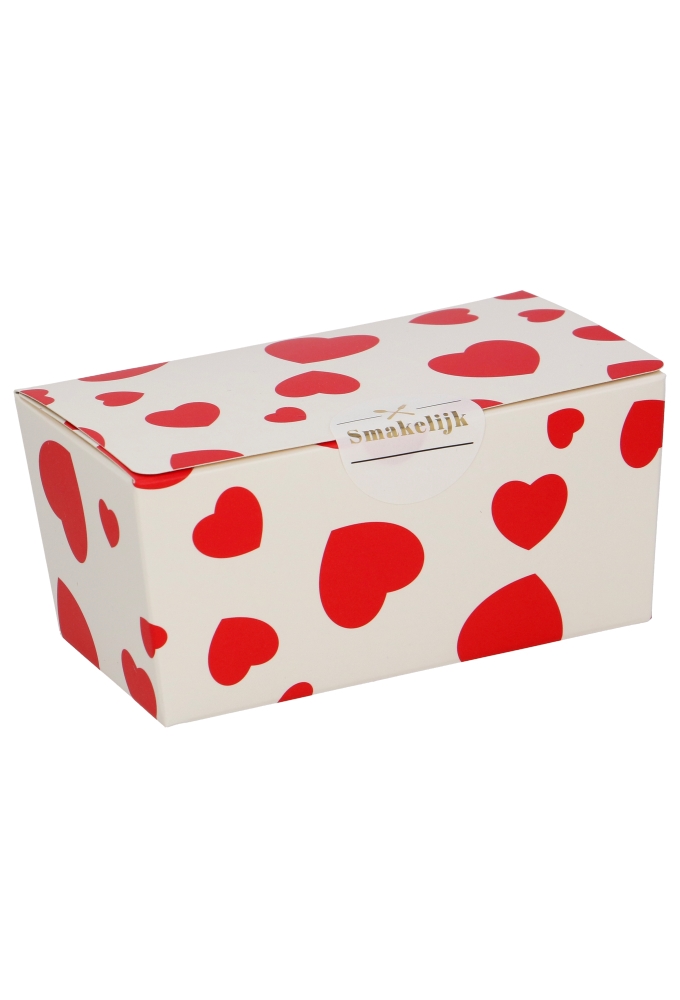 Bonbondoosjes Hartjes Bella FSC® 500 gram 13.4x7.7x6.8cm 25stuks