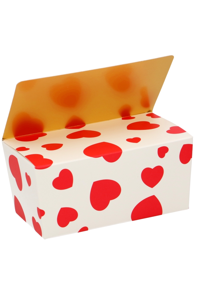 Bonbondoosjes Hartjes Bella FSC® 500 gram 13.4x7.7x6.8cm 25stuks