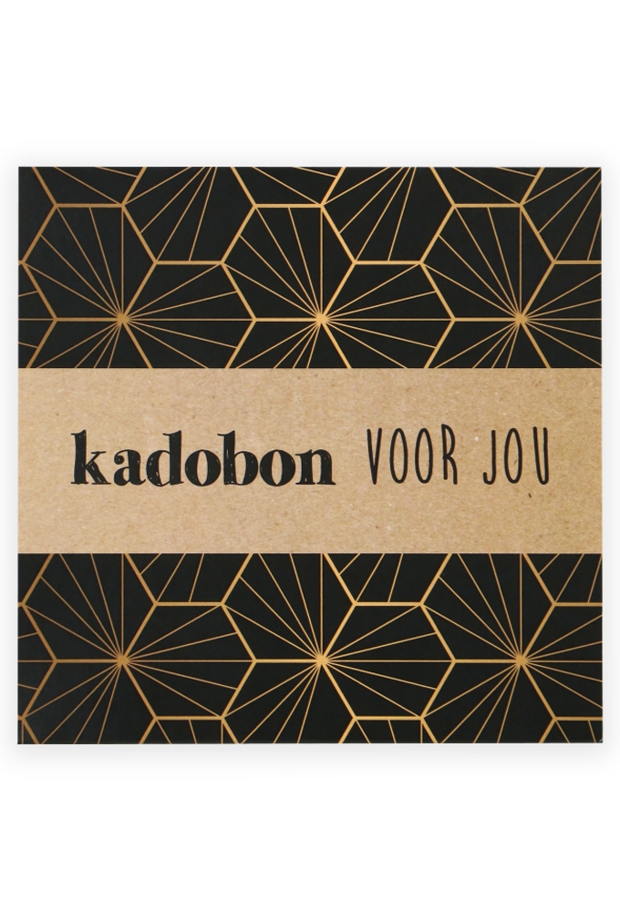 Kadobon Voor jou + Envelop 12x12cm 12stuks