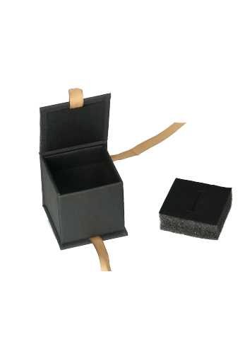 Sieradendoosjes Californie Zwart & Lint 5.5x5.5x5.5cm 10stuks