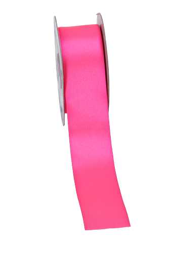 Satijn Dubbel Lint 40mm x 25 meter Fuchsia Neon OP IS OP Satijn Dubbel Lint 40mm x 25 meter Fuchsia Neon OP IS OP